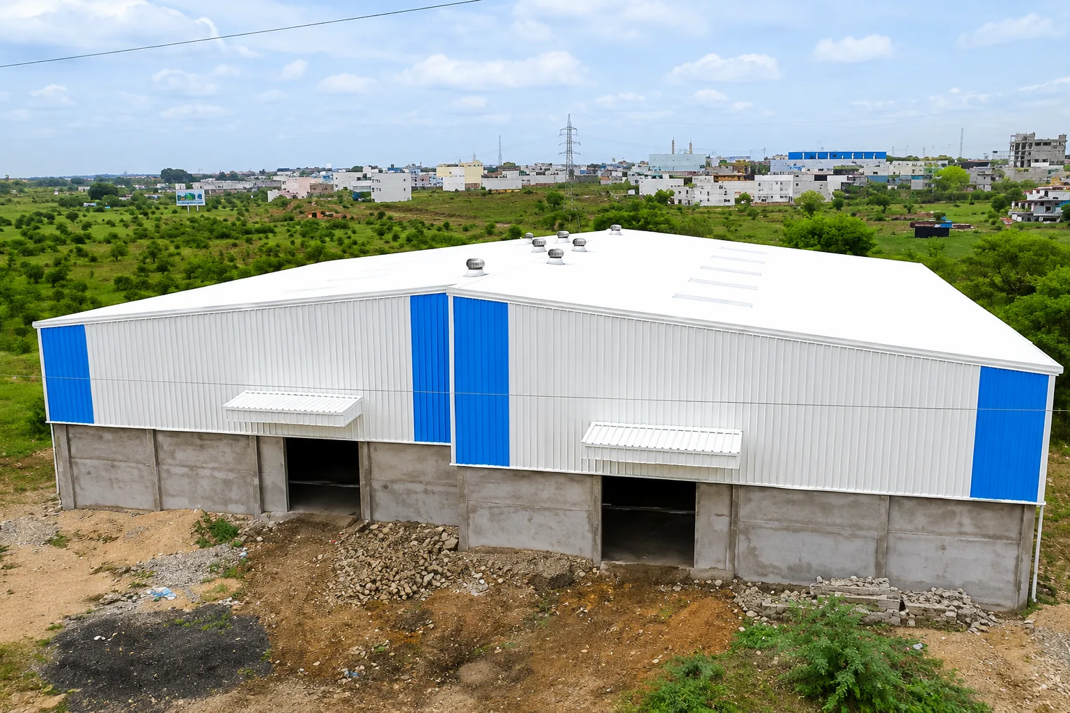 Pre-Engineered Industrial Shed Facility — Pune